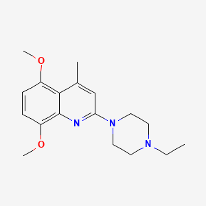 2-(4-Ethylpiperazin-1-yl)-5,8-dimethoxy-4-methylquinoline