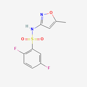 2,5-difluoro-N-(5-methyl-1,2-oxazol-3-yl)benzenesulfonamide