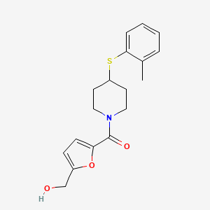 [5-({4-[(2-methylphenyl)thio]piperidin-1-yl}carbonyl)-2-furyl]methanol