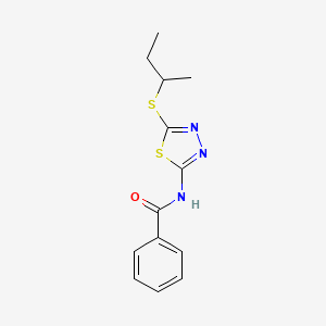 N-[5-(butan-2-ylsulfanyl)-1,3,4-thiadiazol-2-yl]benzamide