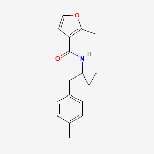 2-methyl-N-[1-(4-methylbenzyl)cyclopropyl]-3-furamide