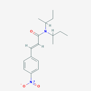 (2E)-N,N-di(butan-2-yl)-3-(4-nitrophenyl)prop-2-enamide