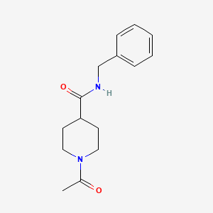 1-acetyl-N-benzylpiperidine-4-carboxamide