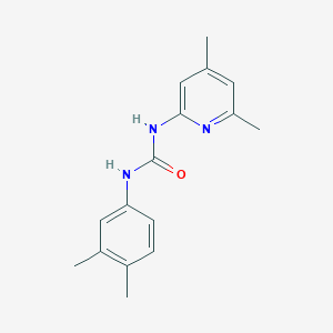 molecular formula C16H19N3O B5413889 1-(3,4-Dimethylphenyl)-3-(4,6-dimethylpyridin-2-yl)urea 