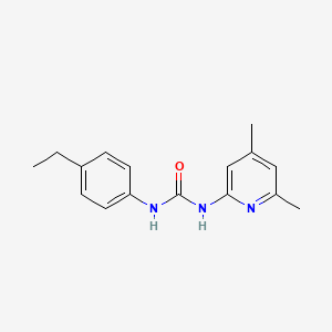 molecular formula C16H19N3O B5413955 1-(4,6-Dimethylpyridin-2-yl)-3-(4-ethylphenyl)urea 