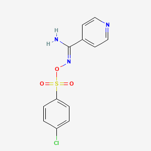 (Z)-[AMINO(PYRIDIN-4-YL)METHYLIDENE]AMINO 4-CHLOROBENZENE-1-SULFONATE