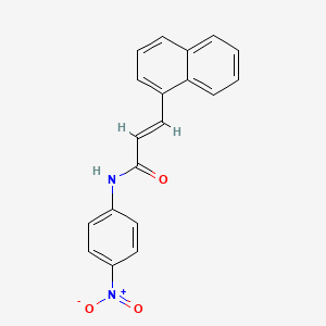 3-(1-naphthyl)-N-(4-nitrophenyl)acrylamide