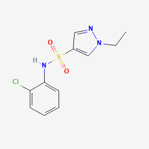 N-(2-chlorophenyl)-1-ethyl-1H-pyrazole-4-sulfonamide