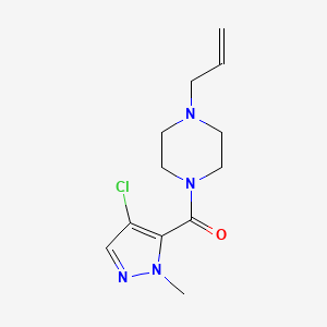 (4-ALLYLPIPERAZINO)(4-CHLORO-1-METHYL-1H-PYRAZOL-5-YL)METHANONE