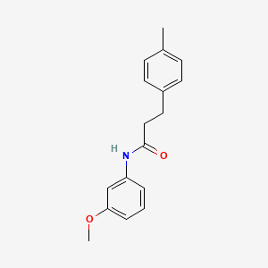 N-(3-methoxyphenyl)-3-(4-methylphenyl)propanamide