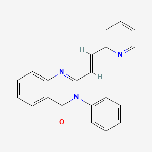 3-phenyl-2-[(E)-2-pyridin-2-ylethenyl]quinazolin-4-one