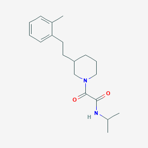 N-isopropyl-2-{3-[2-(2-methylphenyl)ethyl]-1-piperidinyl}-2-oxoacetamide