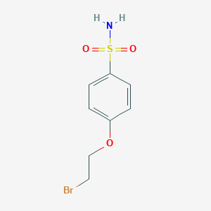molecular formula C8H10BrNO3S B054164 4-(2-Bromoethoxy)benzenesulfonamide CAS No. 125174-28-9