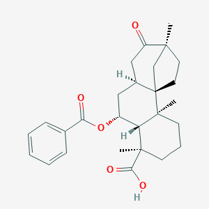 molecular formula C27H34O5 B054170 Scopadulcic acid B CAS No. 114804-65-8