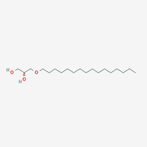 molecular formula C19H40O3 B054178 (R)-3-(Hexadecyloxy)propane-1,2-diol CAS No. 10550-58-0