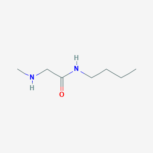 molecular formula C7H16N2O B054183 N-丁基-2-(甲基氨基)乙酰胺 CAS No. 117194-70-4