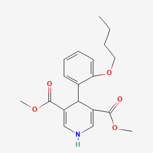 dimethyl 4-(2-butoxyphenyl)-1,4-dihydro-3,5-pyridinedicarboxylate