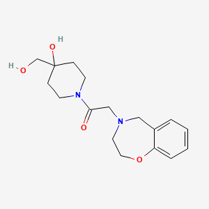 1-(2,3-dihydro-1,4-benzoxazepin-4(5H)-ylacetyl)-4-(hydroxymethyl)piperidin-4-ol