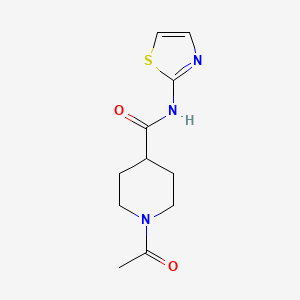 1-acetyl-N-1,3-thiazol-2-yl-4-piperidinecarboxamide