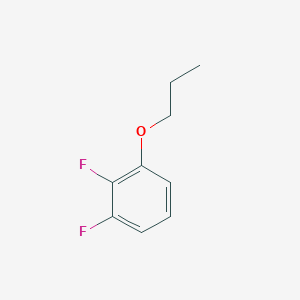 molecular formula C9H10F2O B054192 1,2-二氟-3-丙氧基苯 CAS No. 124728-93-4