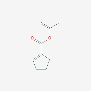 molecular formula C9H10O2 B054197 Prop-1-en-2-yl cyclopenta-1,3-diene-1-carboxylate CAS No. 116385-75-2
