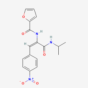 N-[1-[(isopropylamino)carbonyl]-2-(4-nitrophenyl)vinyl]-2-furamide