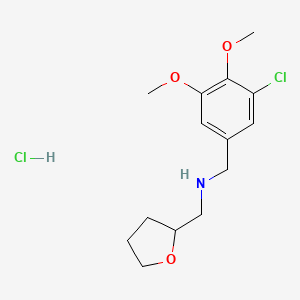 (3-chloro-4,5-dimethoxybenzyl)(tetrahydro-2-furanylmethyl)amine hydrochloride