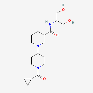 1'-(cyclopropylcarbonyl)-N-[2-hydroxy-1-(hydroxymethyl)ethyl]-1,4'-bipiperidine-3-carboxamide