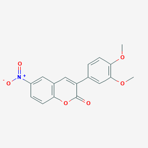 3-(3,4-dimethoxyphenyl)-6-nitro-2H-chromen-2-one