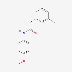 molecular formula C16H17NO2 B5419797 N-(4-methoxyphenyl)-2-(3-methylphenyl)acetamide 