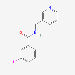 molecular formula C13H11IN2O B5419820 3-iodo-N-(pyridin-3-ylmethyl)benzamide 