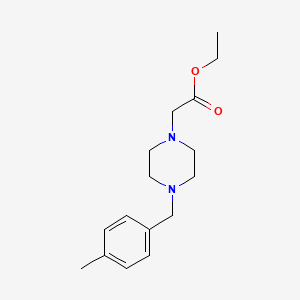 ethyl [4-(4-methylbenzyl)-1-piperazinyl]acetate