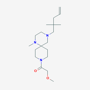 4-(2,2-dimethylpent-4-en-1-yl)-9-(methoxyacetyl)-1-methyl-1,4,9-triazaspiro[5.5]undecane