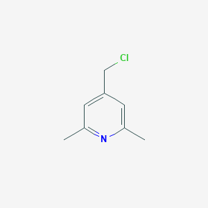 molecular formula C8H10ClN B054199 4-(氯甲基)-2,6-二甲基吡啶 CAS No. 120739-87-9