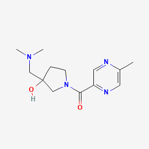 3-[(dimethylamino)methyl]-1-[(5-methyl-2-pyrazinyl)carbonyl]-3-pyrrolidinol