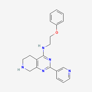 N-(2-phenoxyethyl)-2-pyridin-3-yl-5,6,7,8-tetrahydropyrido[3,4-d]pyrimidin-4-amine