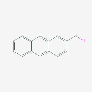 molecular formula C15H11I B054206 2-(Iodomethyl)anthracene CAS No. 117929-45-0