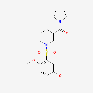 1-[(2,5-dimethoxyphenyl)sulfonyl]-3-(1-pyrrolidinylcarbonyl)piperidine