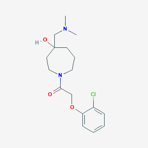 1-[(2-chlorophenoxy)acetyl]-4-[(dimethylamino)methyl]-4-azepanol