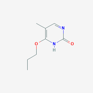 molecular formula C8H12N2O2 B054208 O-4-Propylthymine CAS No. 124830-87-1