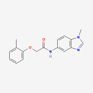 N-(1-methyl-1H-benzimidazol-5-yl)-2-(2-methylphenoxy)acetamide