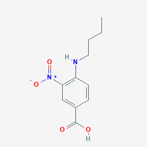 molecular formula C11H14N2O4 B054209 4-(Butylamino)-3-nitrobenzoic acid CAS No. 120321-65-5