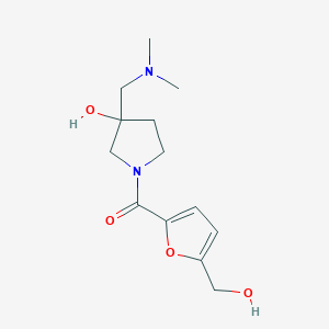 3-[(dimethylamino)methyl]-1-[5-(hydroxymethyl)-2-furoyl]-3-pyrrolidinol