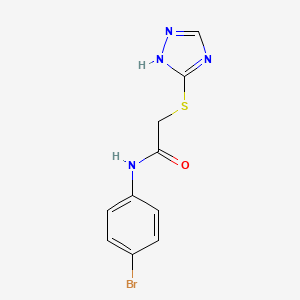 N-(4-bromophenyl)-2-(4H-1,2,4-triazol-3-ylsulfanyl)acetamide