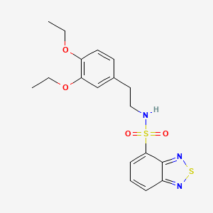 N-[2-(3,4-diethoxyphenyl)ethyl]-2,1,3-benzothiadiazole-4-sulfonamide