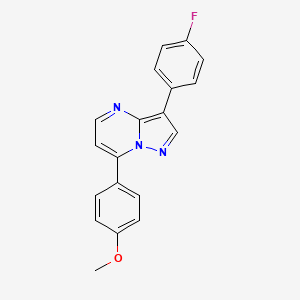 3-(4-fluorophenyl)-7-(4-methoxyphenyl)pyrazolo[1,5-a]pyrimidine