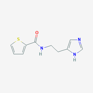 molecular formula C10H11N3OS B5421223 N-[2-(1H-imidazol-4-yl)ethyl]-2-thiophenecarboxamide 