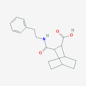 3-[(PHENETHYLAMINO)CARBONYL]BICYCLO[2.2.2]OCTANE-2-CARBOXYLIC ACID