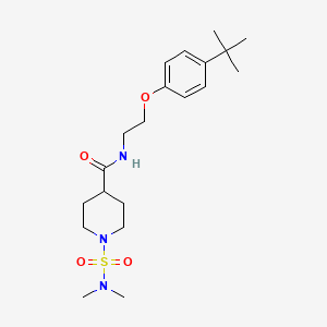 N-[2-(4-tert-butylphenoxy)ethyl]-1-[(dimethylamino)sulfonyl]-4-piperidinecarboxamide