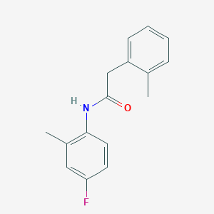 N-(4-fluoro-2-methylphenyl)-2-(2-methylphenyl)acetamide